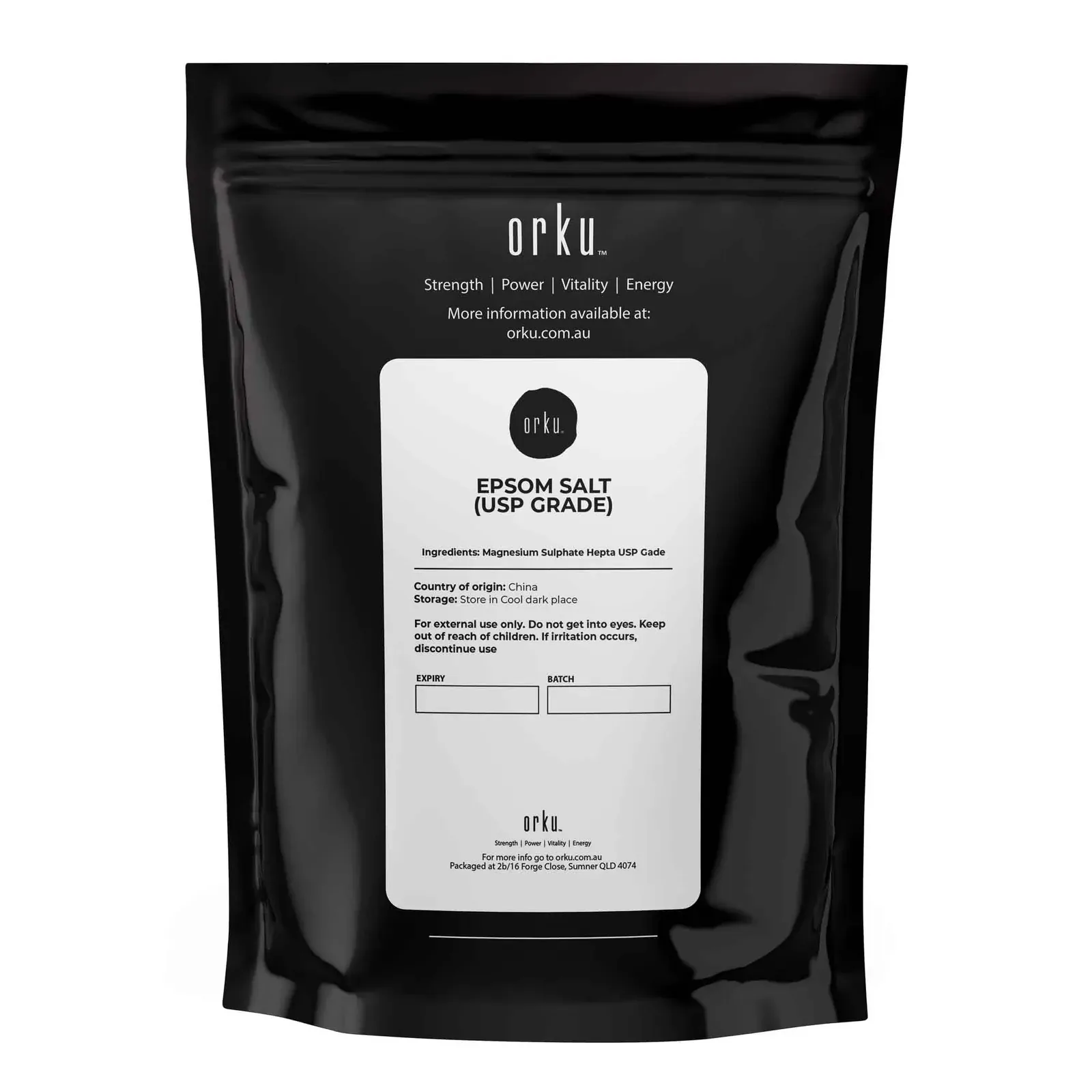 100g USP Epsom Salt Pharmaceutical Grade - Magnesium Sulfate Body Bath Salts Price