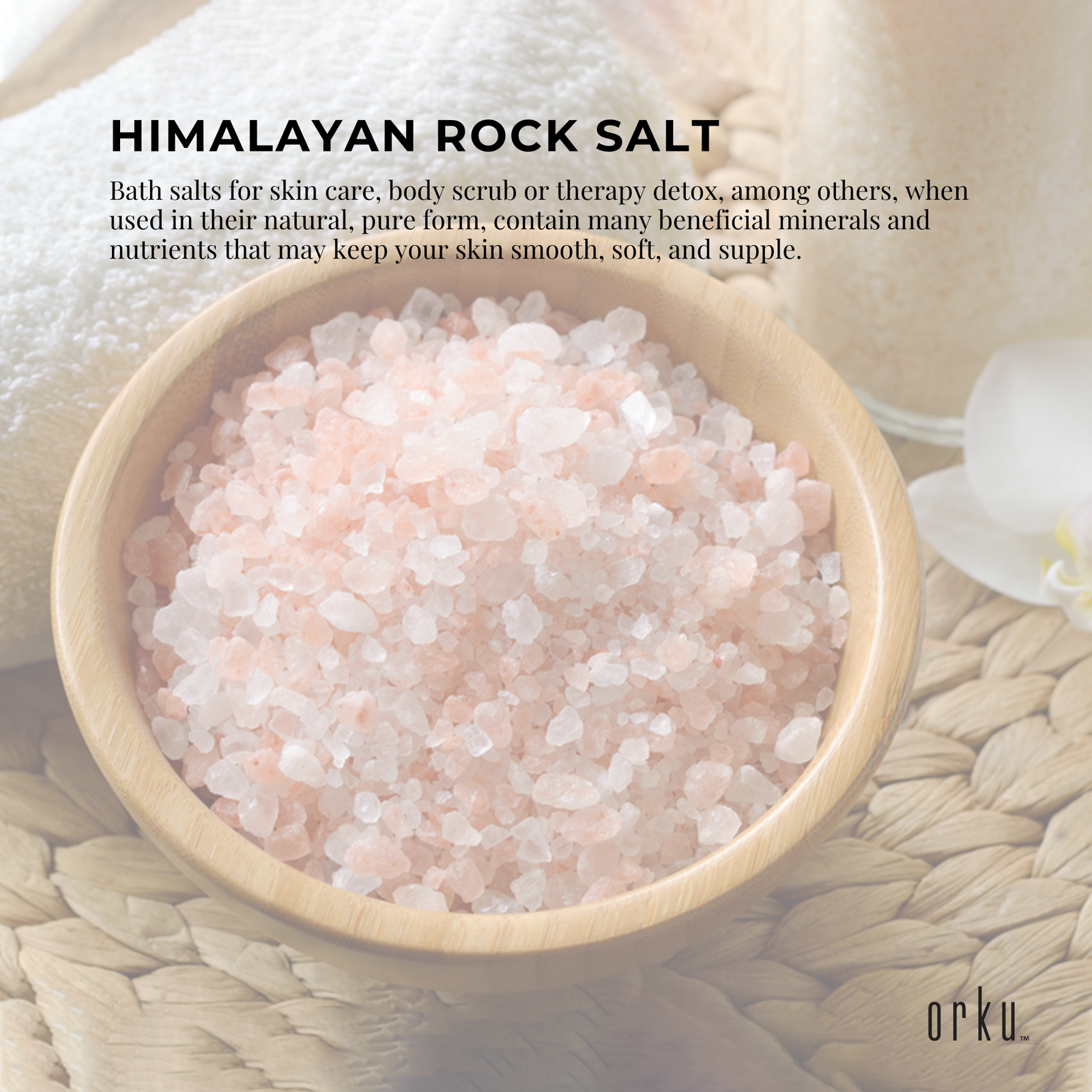 100g Pink Himalayan Bath Salts - Natural Crystal Rocks - Spa Therapy Body Scrub Price