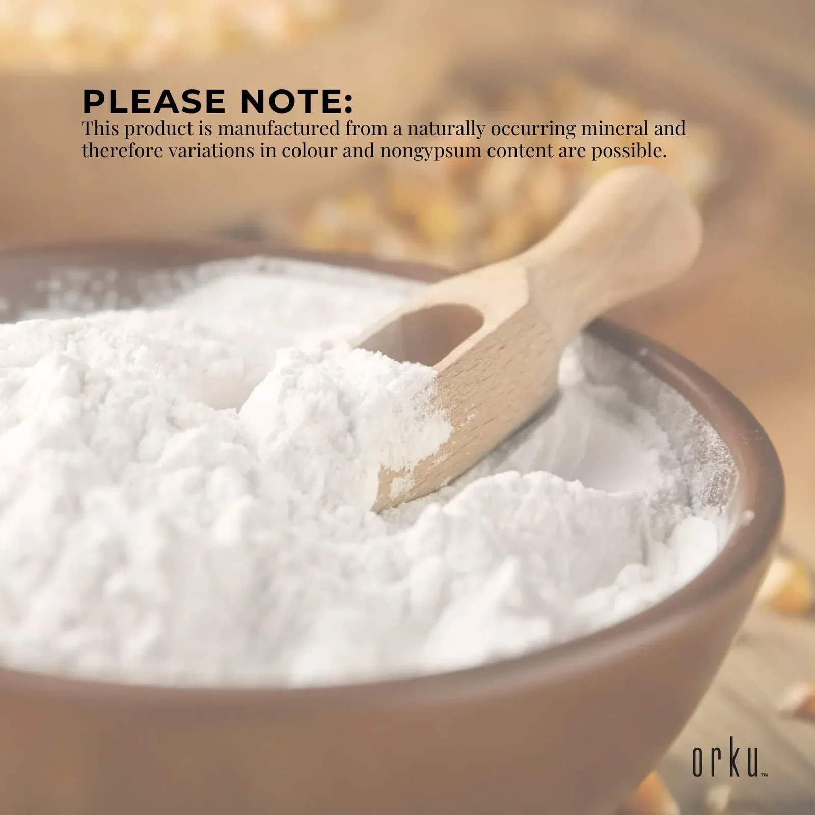 1Kg Calcium Sulphate Gypsum Powder Bucket- Food Grade Hydrous Sulfate Price
