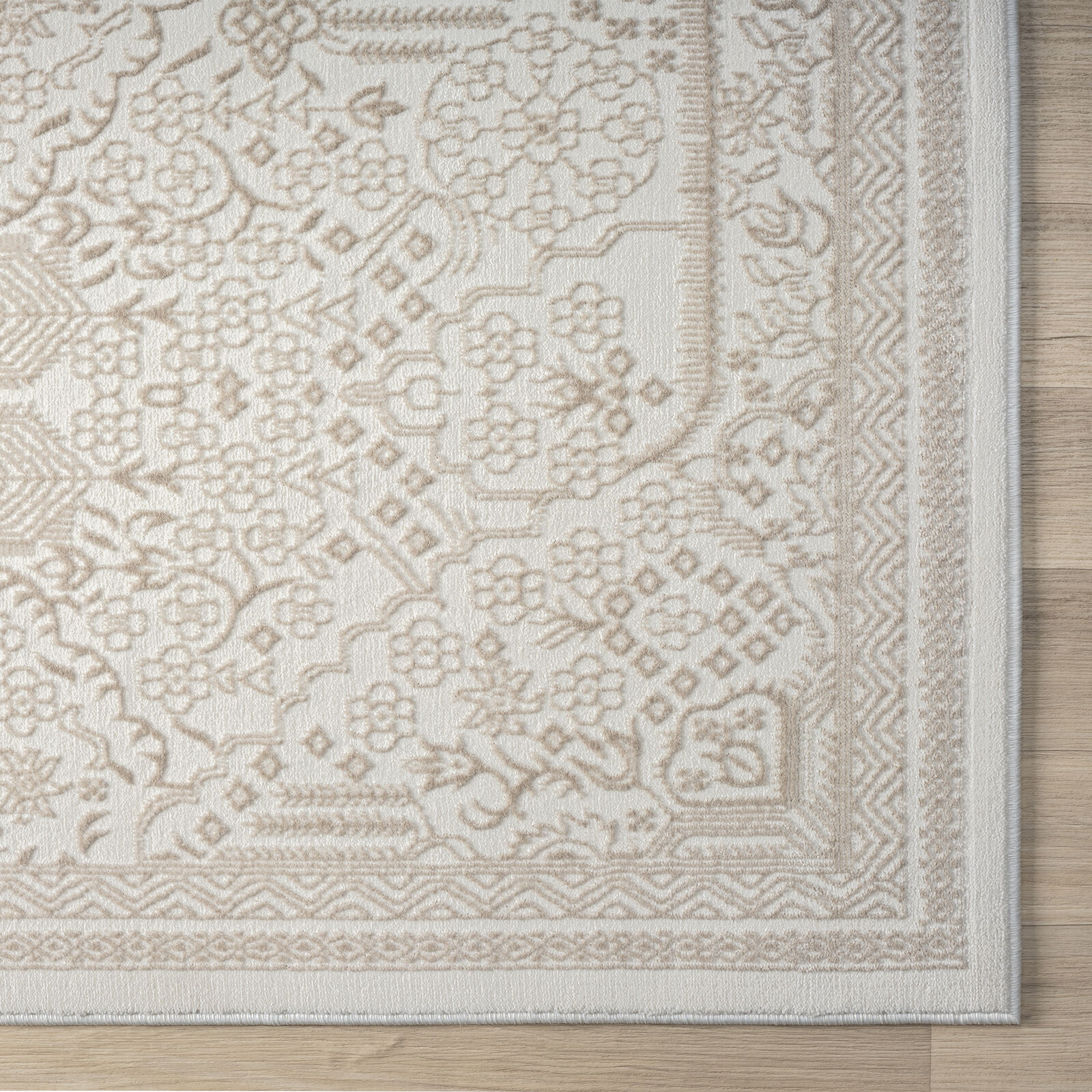 Grande Jacquard Rug - Sand - 300x400 Price
