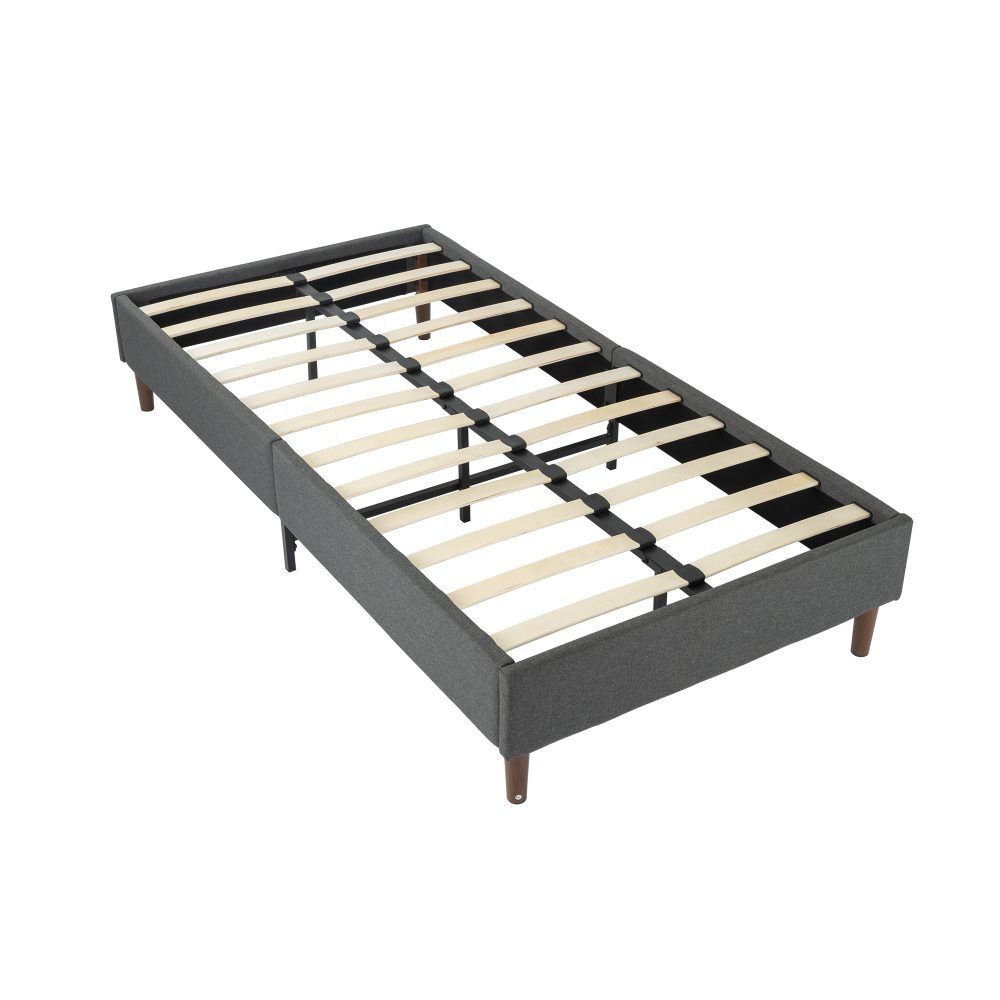 Bed Frame Mattress Foundation (Dark Grey) – Double Price