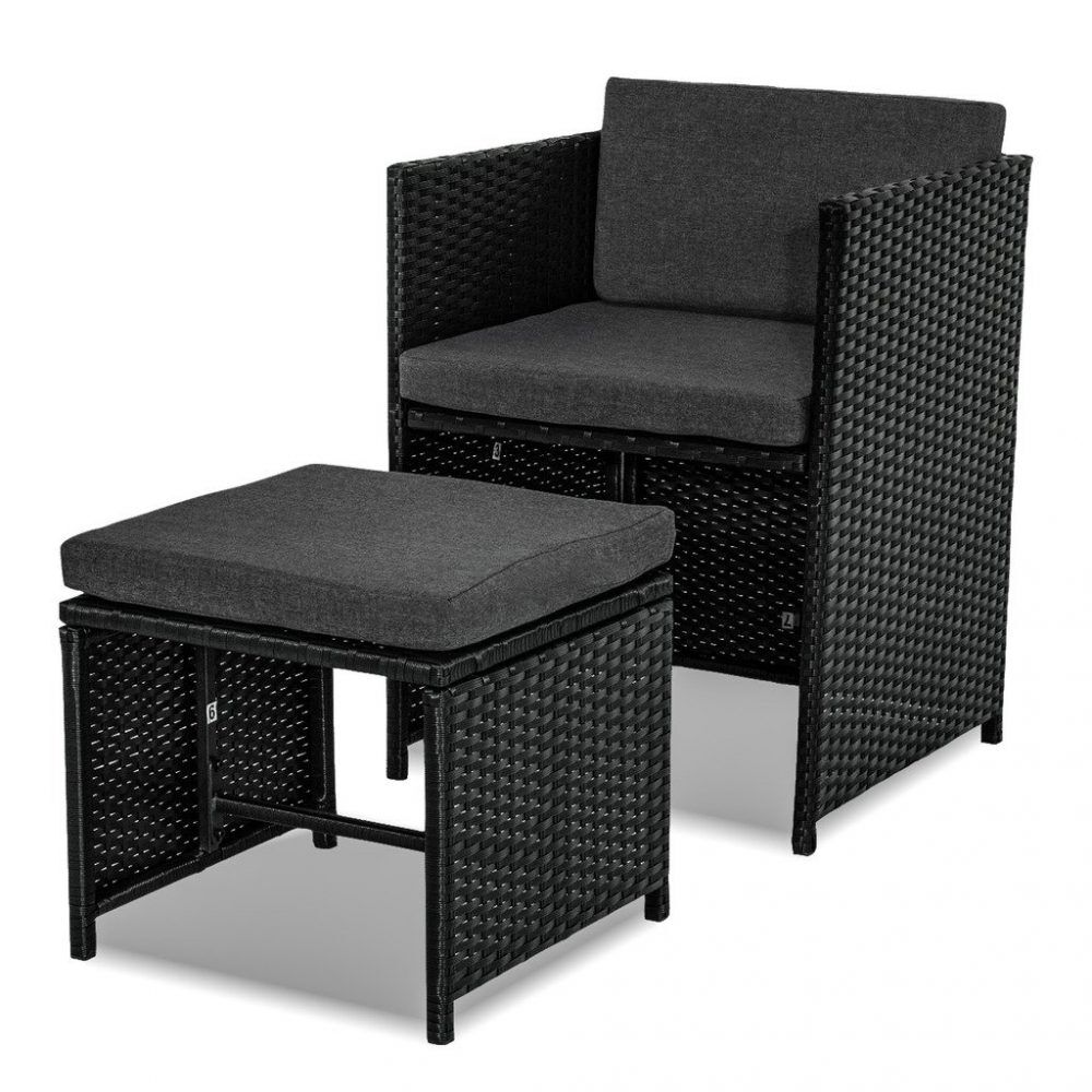 Horrocks 8 Seater Outdoor Dining Set-Black Price