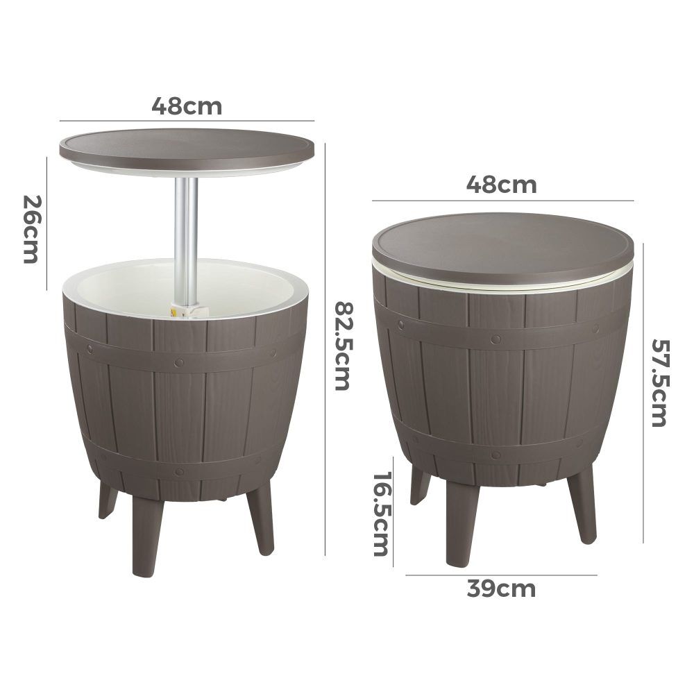 Taupe Cooler Table Price