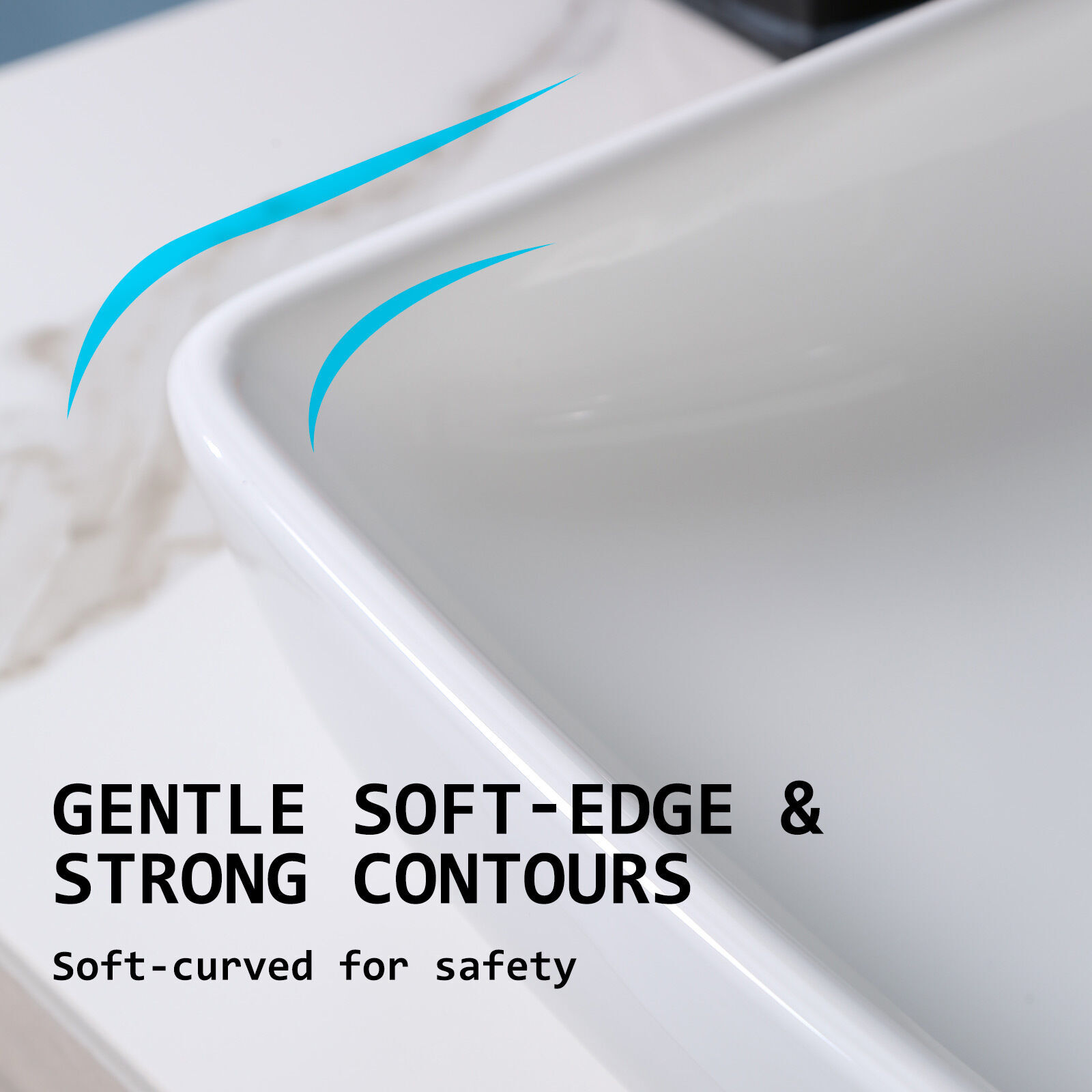 Muriel 60 x 38x 12cm White Ceramic Bathroom Basin Vanity Sink Above Counter Top Mount Bowl Price