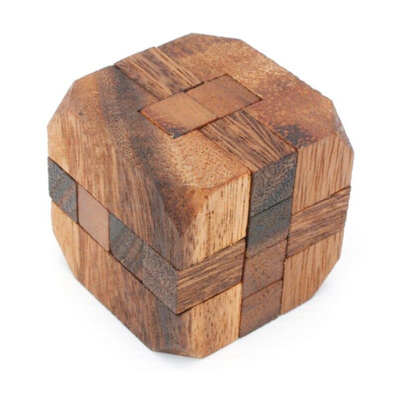 12 unique hand made wooden Puzzles in a Deluxe Gift Box Set-for kids or adults Price