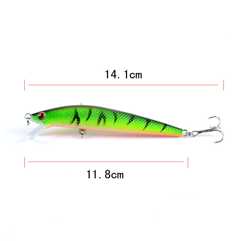 7x Popper Minnow 11.8cm Fishing Lure Lures Surface Tackle Fresh Saltwater Price