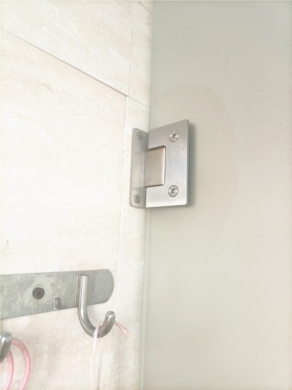 90 Degree Glass Door Cupboard Showcase Cabinet Clamp Glass Shower Doors Hinge 304 Steel Price