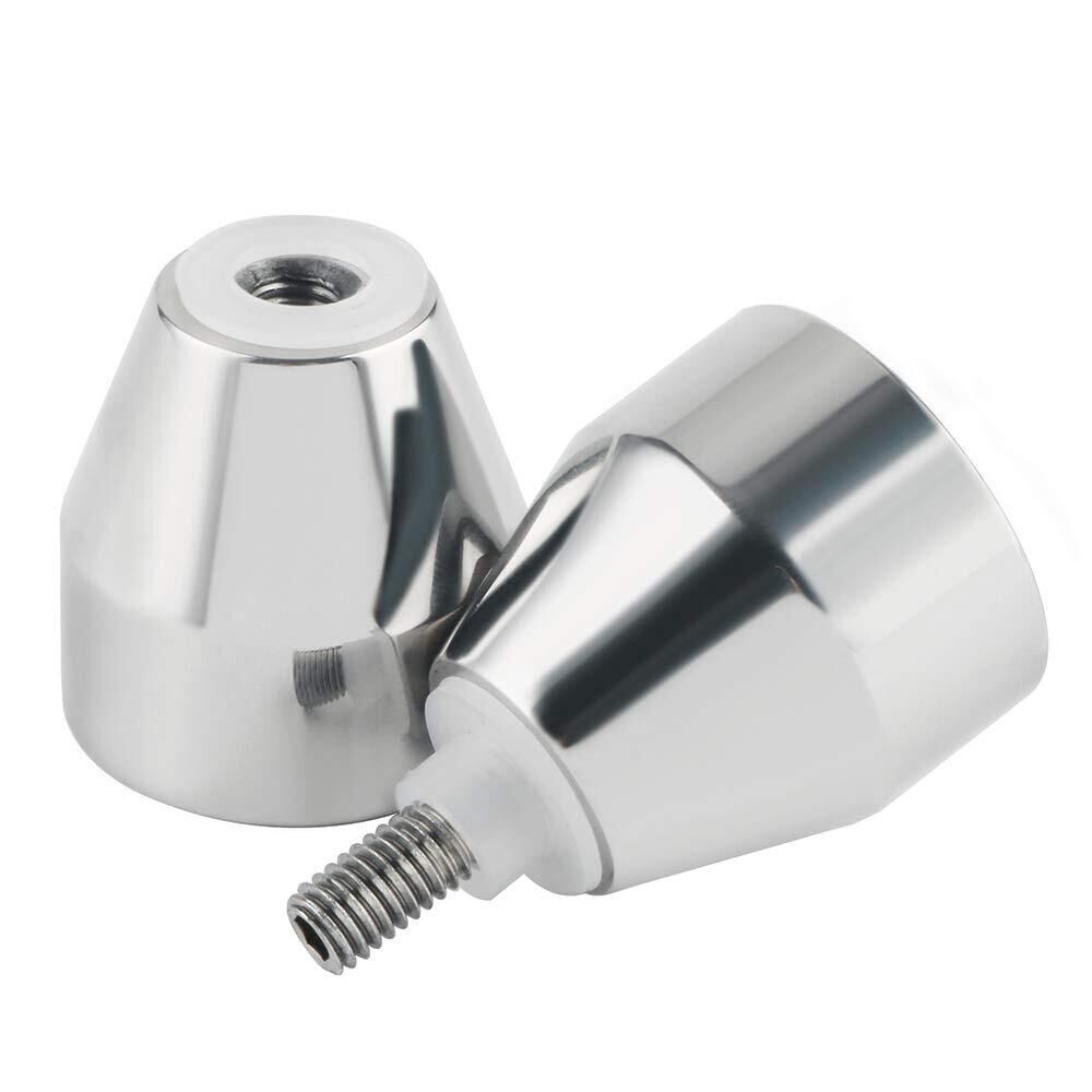 Shower Glass Door Knob Bathroom Round Back-to-Back Handle Pull 304 Brushed Nickel Price