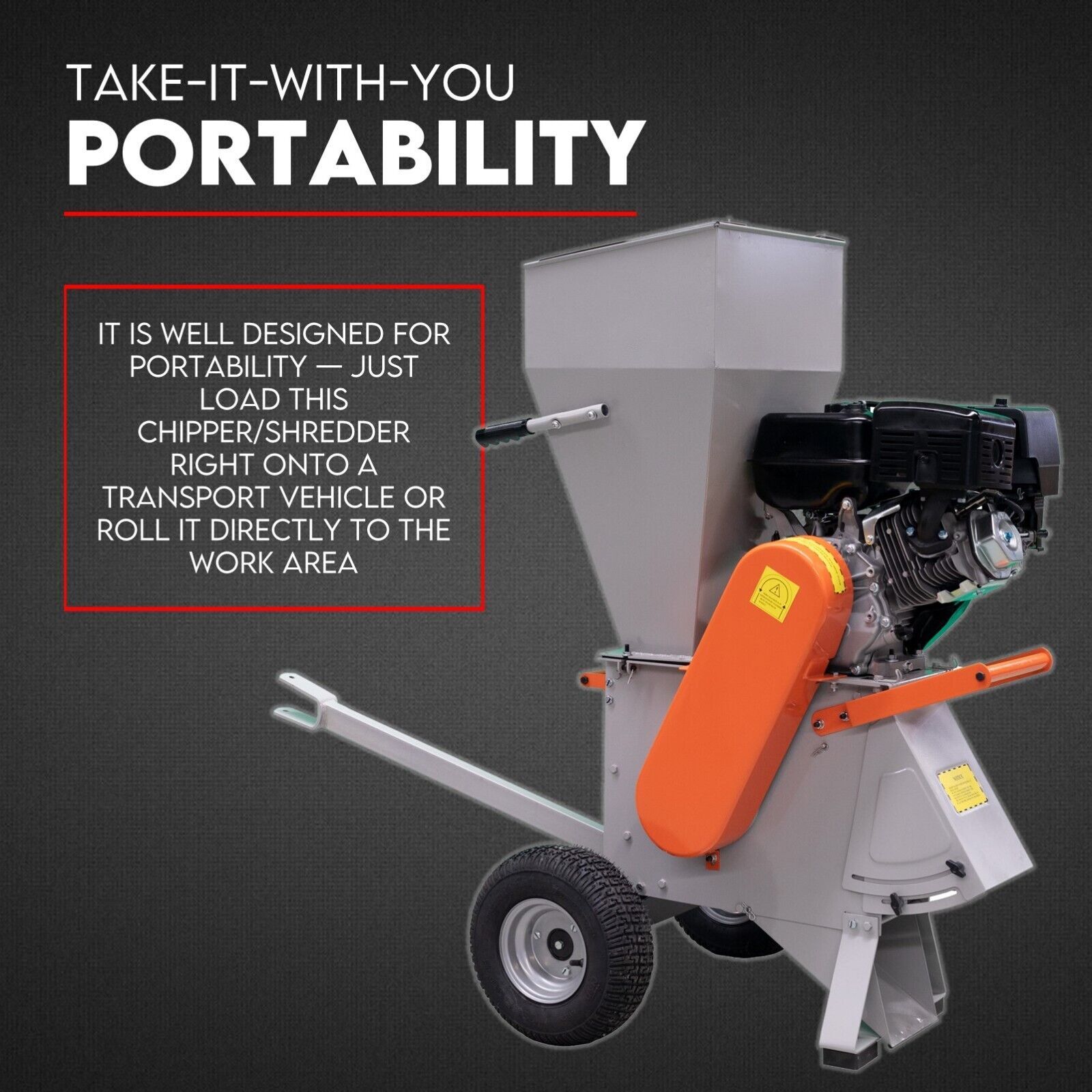 15HP Engine Wood Chipper Garden Mulcher Shredder Mulch Chip Tree Branch Price
