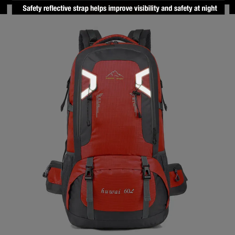 40L Waterproof Outdoor Hiking Backpack Camping Outdoor Trekking Bag(Yellow) Price