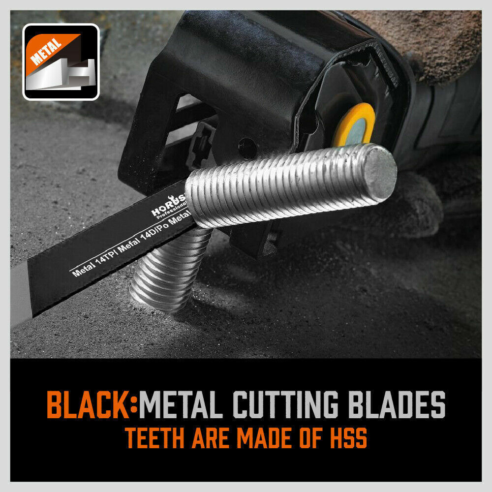34-Piece Reciprocating Saw Blade Set Wood and Metal Cutting Blades with Storage Pouch Price