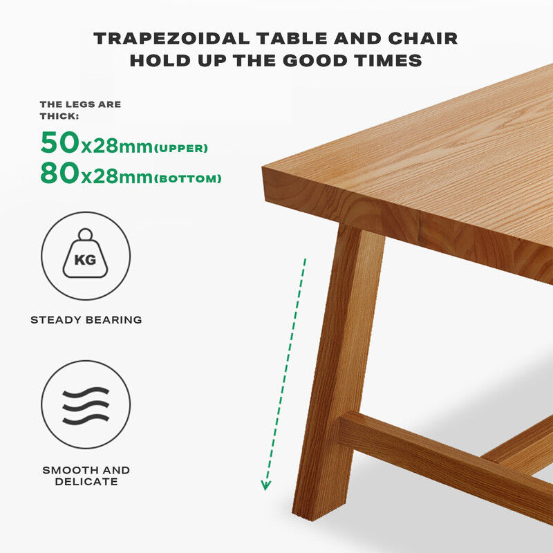 1.8M Solid Wood Dining Table Square Dining Table Dining Table Kitchen Furniture Price