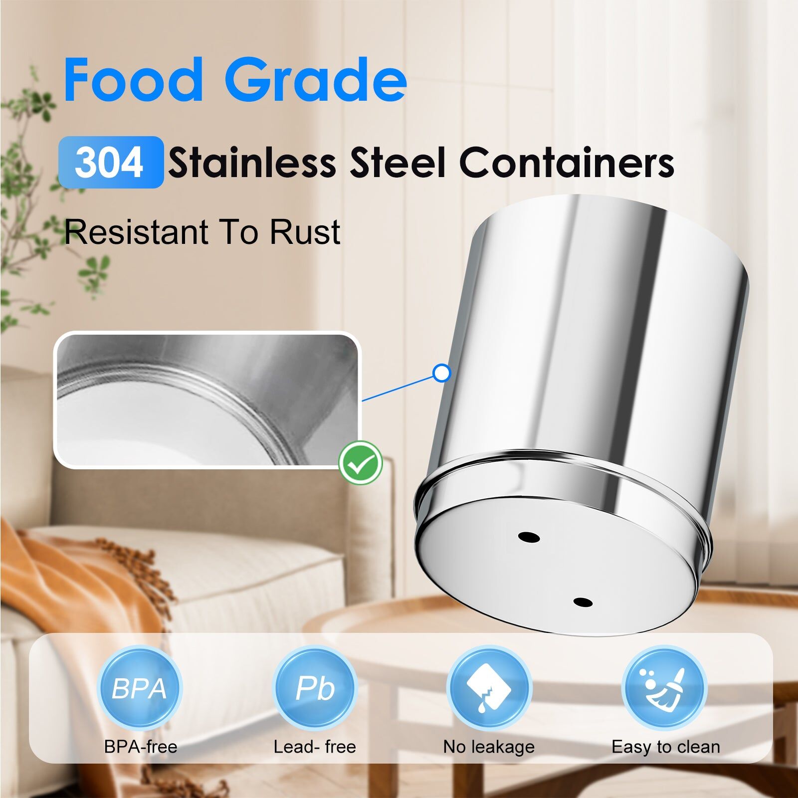 Aimex Portable Water Filter - Gravity-Fed, 304 Stainless Steel, Fluoride Removal Price
