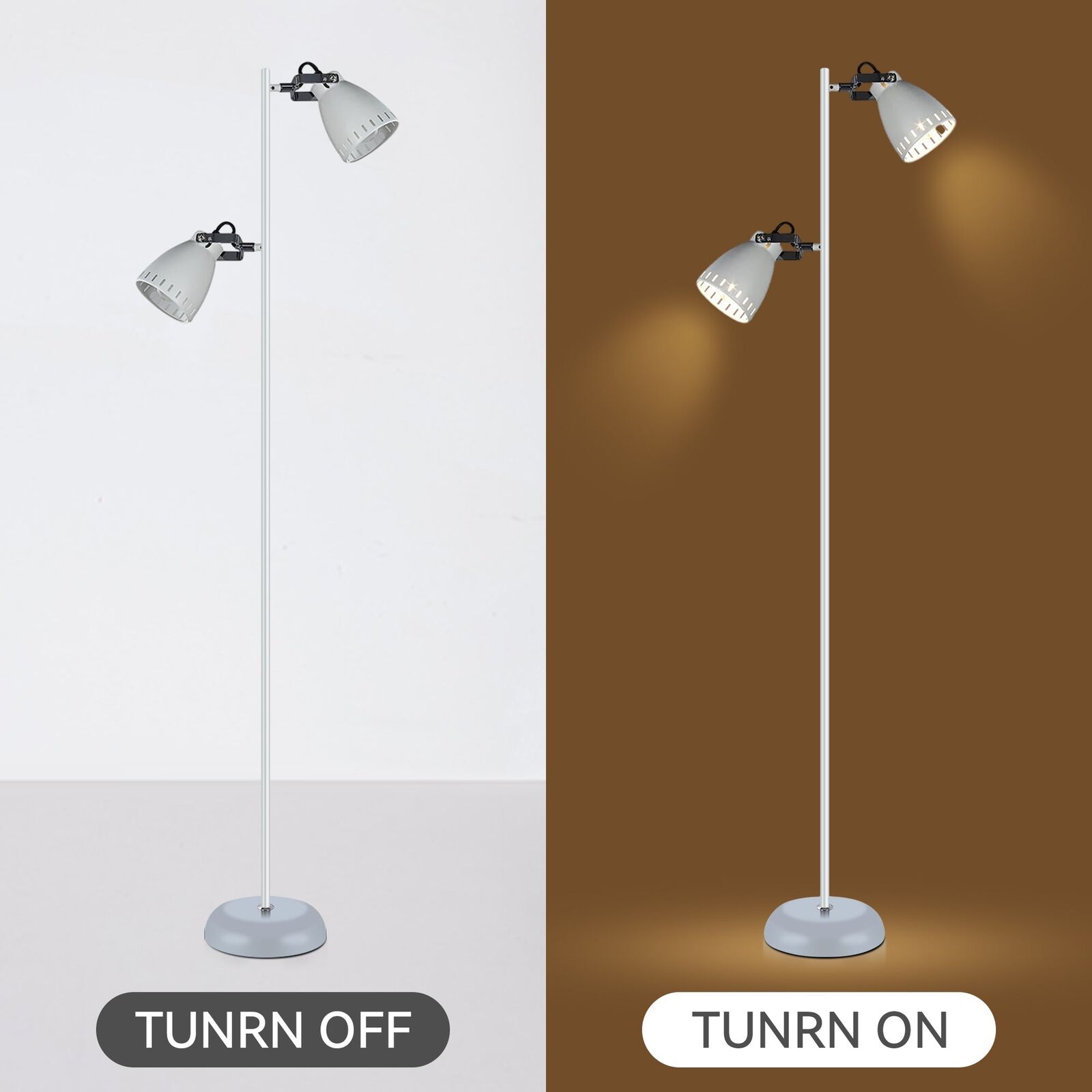 Audrey Floor Lamp - White Price