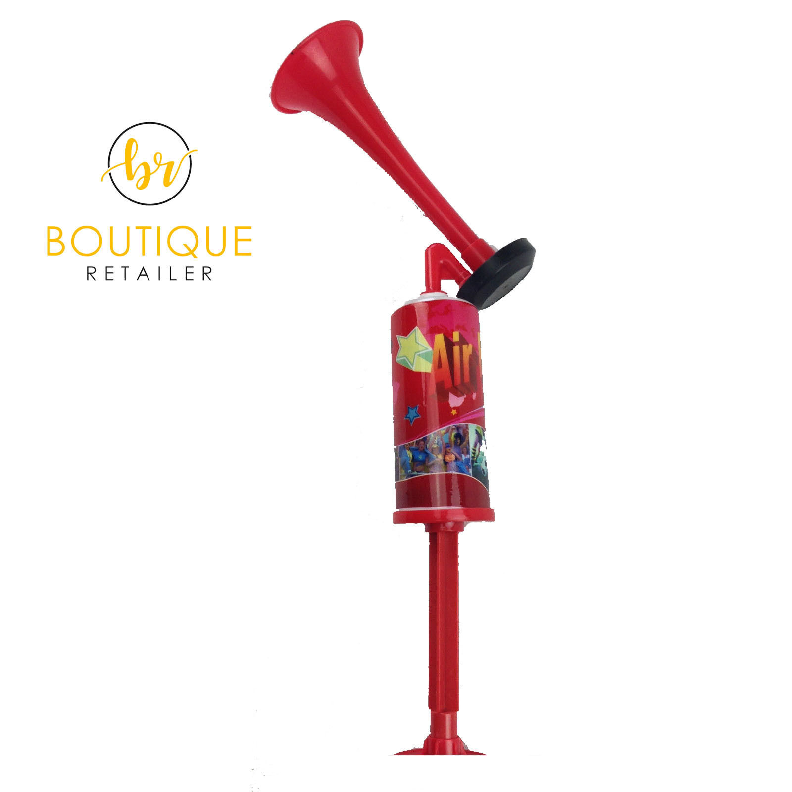 Air Horn Party Prop Hand Held Loud Pump Action Plastic Novelty Reusable Klaxon Price