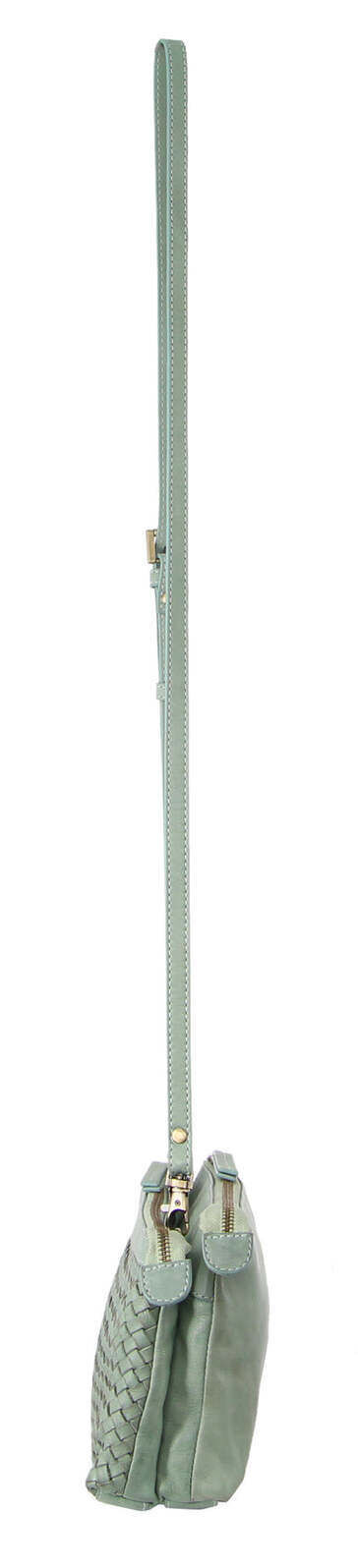 3-Piece Set Pierre Cardin Womens Woven Cross-Body Bag - Mint Green Price