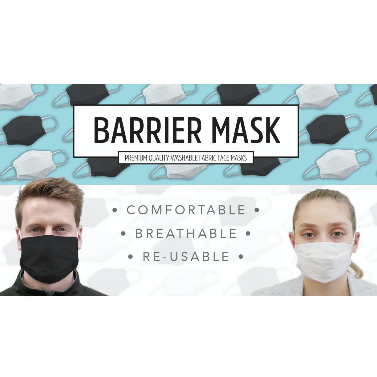 6x Tigerplast Fabric Face Mask Washable Reusable Mask Protect Cover - Black Price