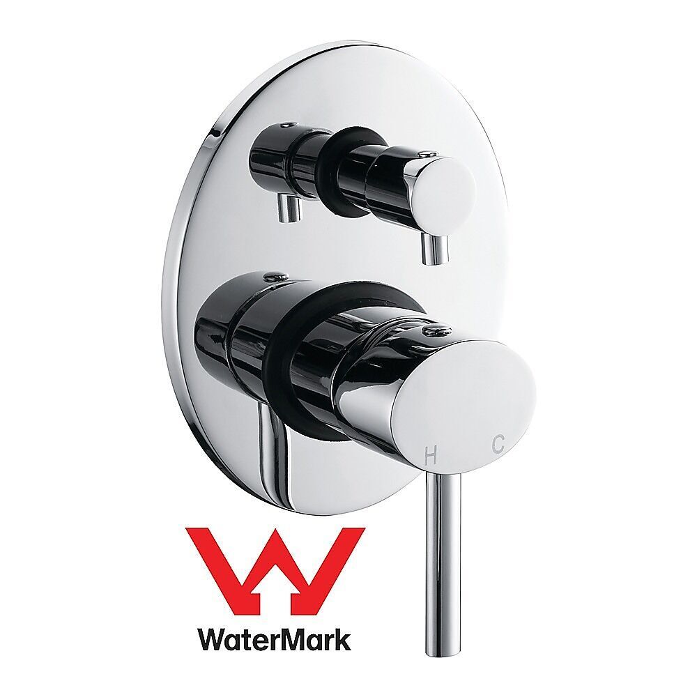 Chrome Bathroom Shower Wall Mixer Diverter w/ WaterMark Price