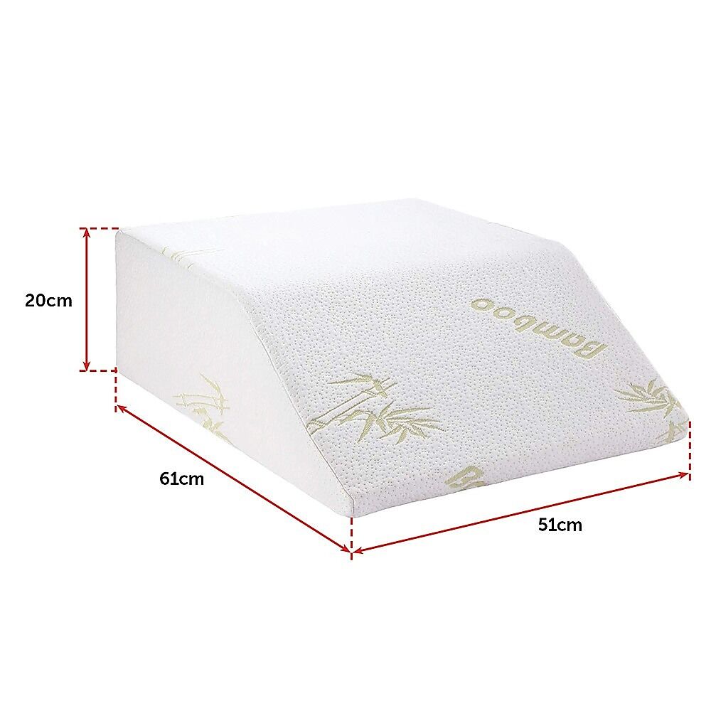 Wedge Elevation Pillow Cool Gel Memory Foam Leg Raiser Support Cushion Price
