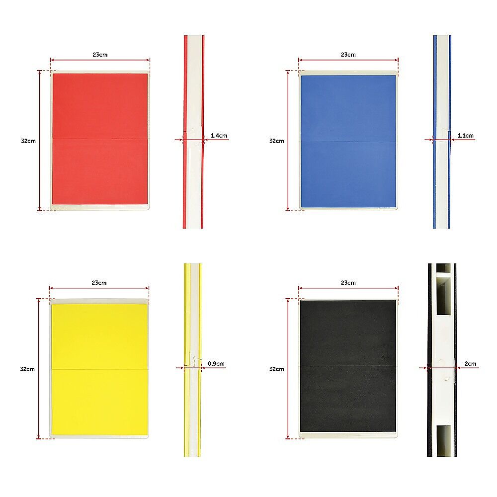Martial Arts Supply Rebreakable Board Taekwondo, MMA, Karate-Set: Yellow, Blue, Red & Black Price