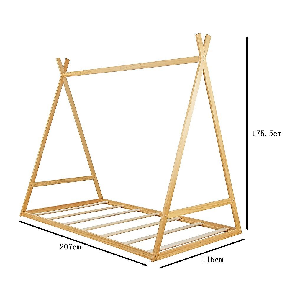 Kids Tent Montessori Toddler Floor Bed Wooden Bedframe Price