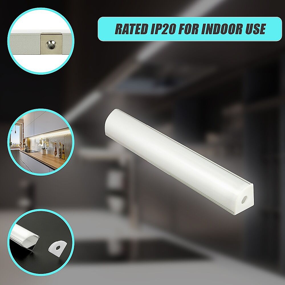10 x 1M Aluminium LED Strip Light Channel Profile for Kitchen Cabinet Price