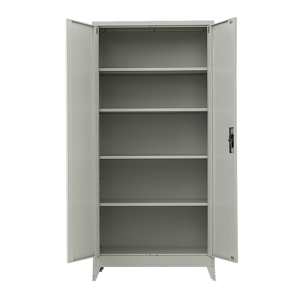 Two-Door Metal Cabinet Shelf Storage for Home Office Gym Price