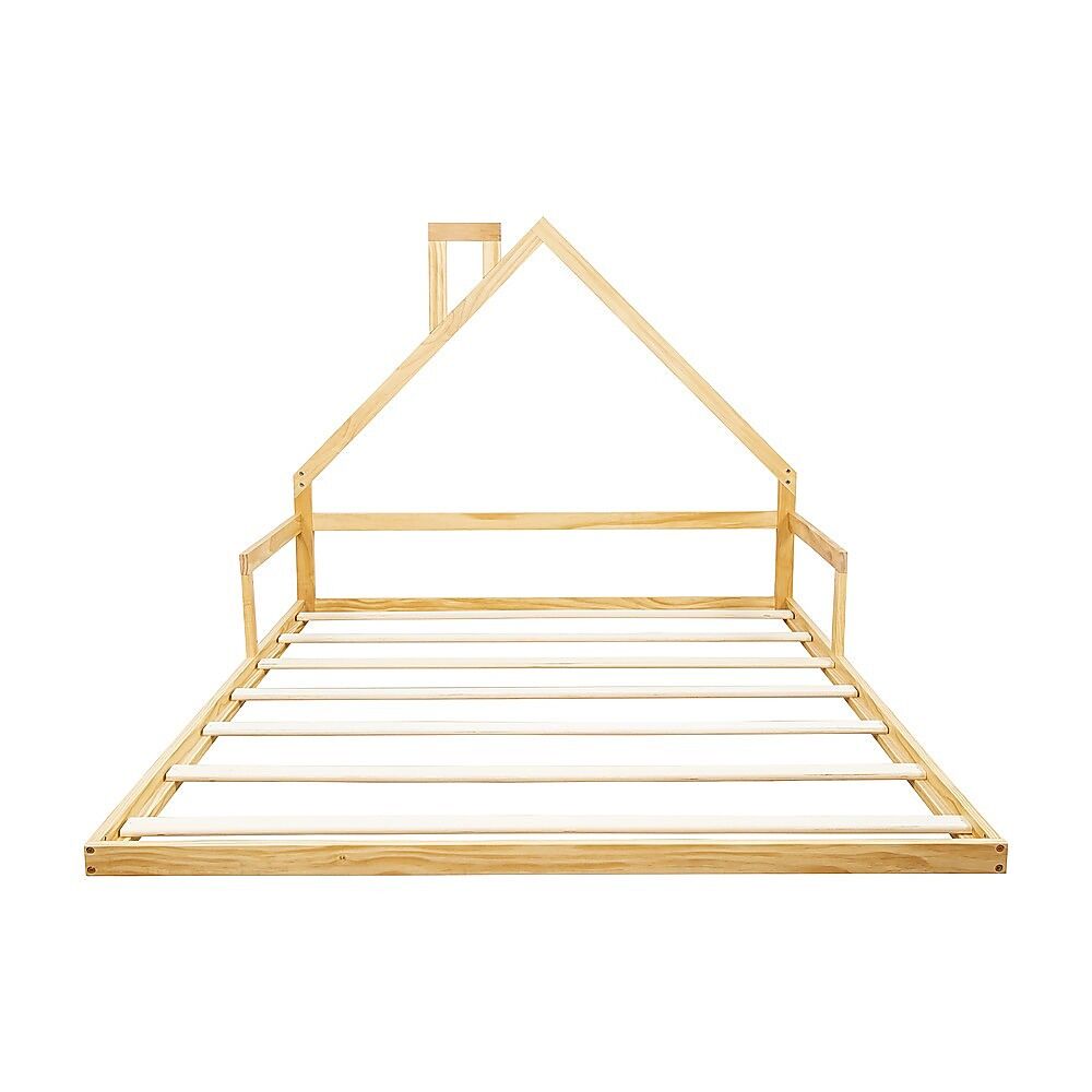 Pine Wood Floor Bed House Frame for Kids and Toddlers Price