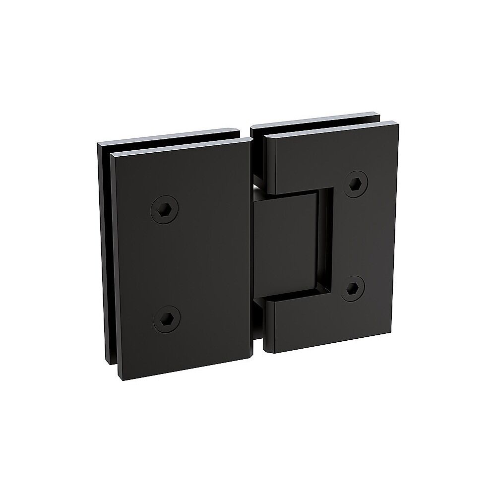 100cm Frameless Glass Bath Screen with Stainless Steel Brackets - Black Price