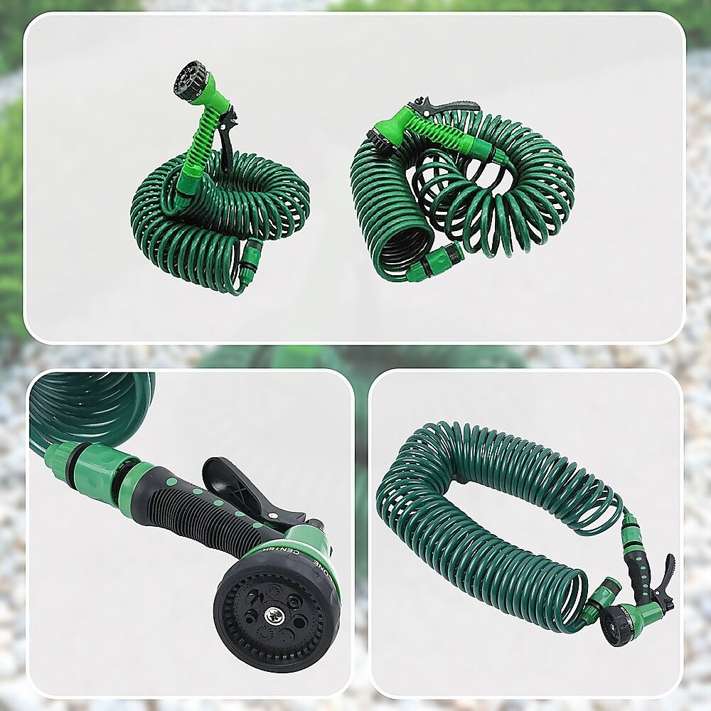 30M Garden Hose Heavy-Duty Coiled Spiral Car Washing Cleaning Water Hose Garden Price