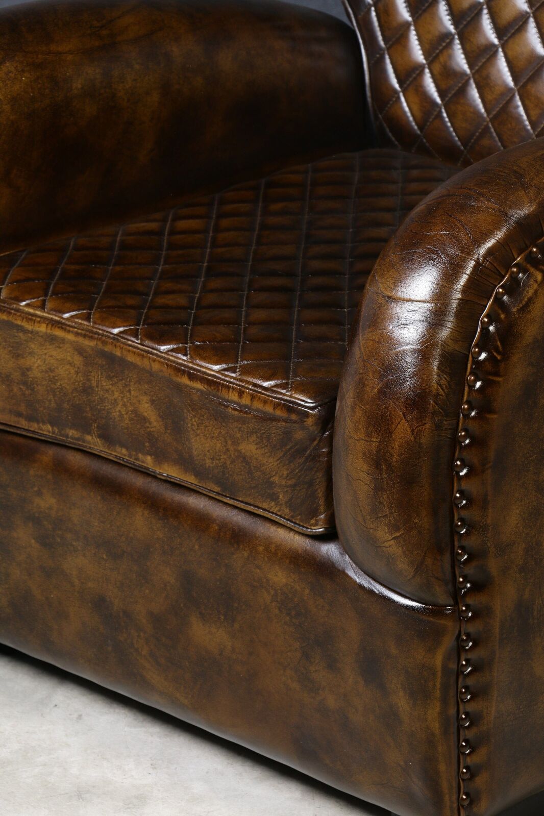 ARMSTRONG HAND MADE LEATHER ARM CHAIR Price