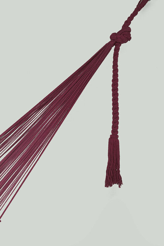 Outdoor undercover cotton Mayan Legacy hammock with hand crocheted tassels King Size Maroon Price