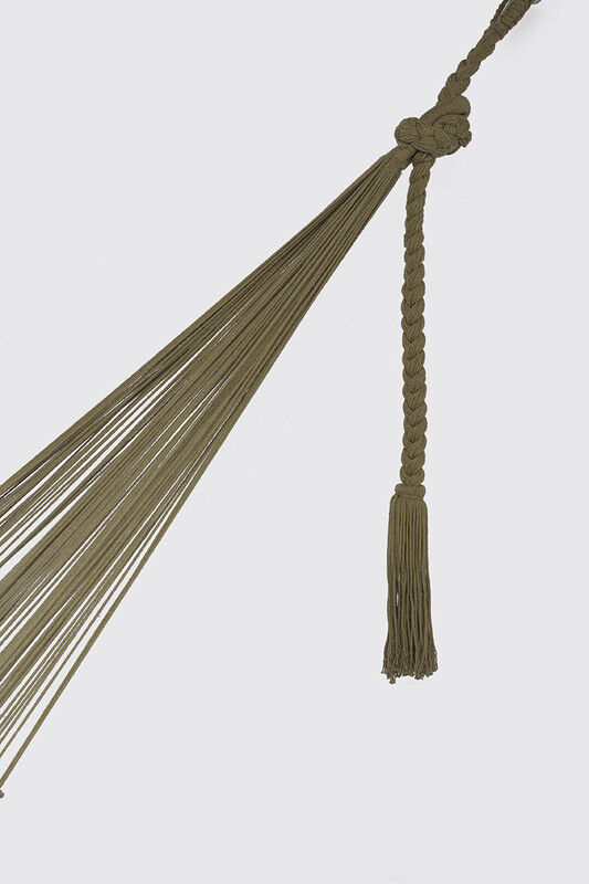 Outdoor undercover cotton Mayan Legacy hammock with hand crocheted tassels Queen Size Cedar Price