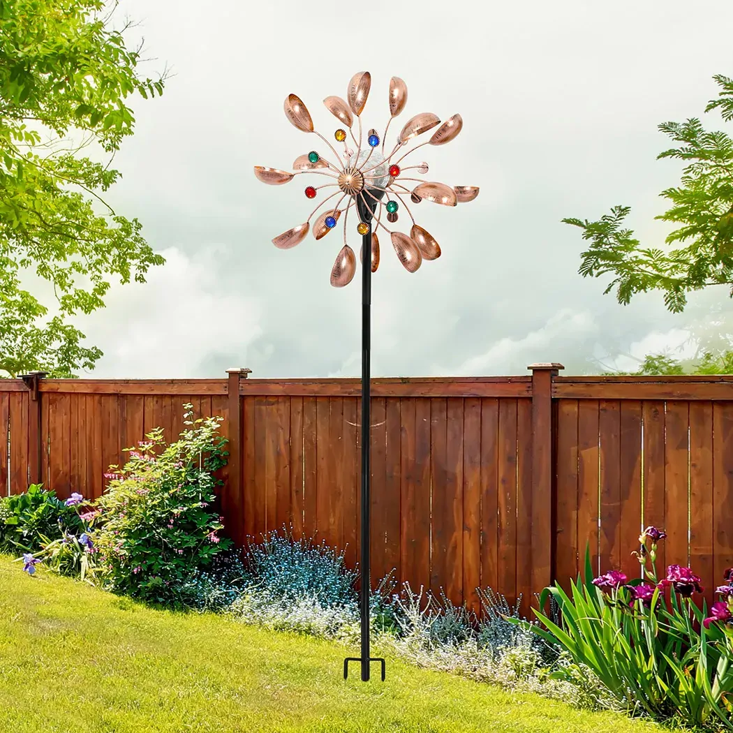 Garden Windmill Solar Light Wind Spinner Price