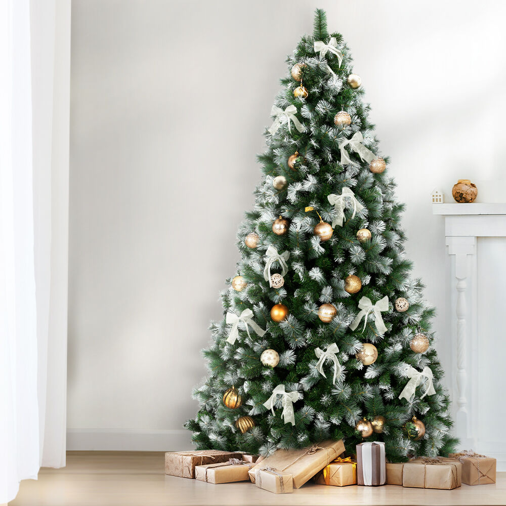 2.7M Christmas Tree with Pine Needle Snowy Xmas Tree 1765 Tips Price