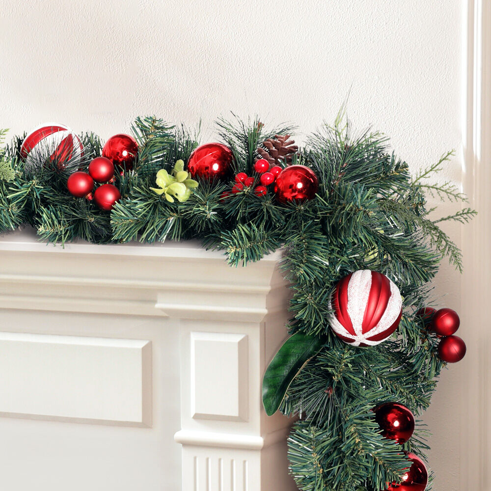 2.7m Christmas Garland with Decorations Xmas Wedding Party Price