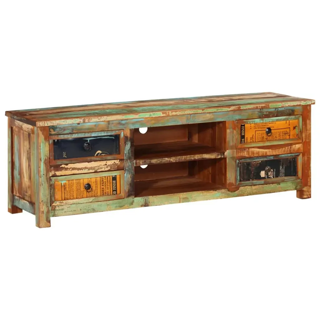 Reclaimed Wood TV Cabinet TV Stand 4 Drawers Price