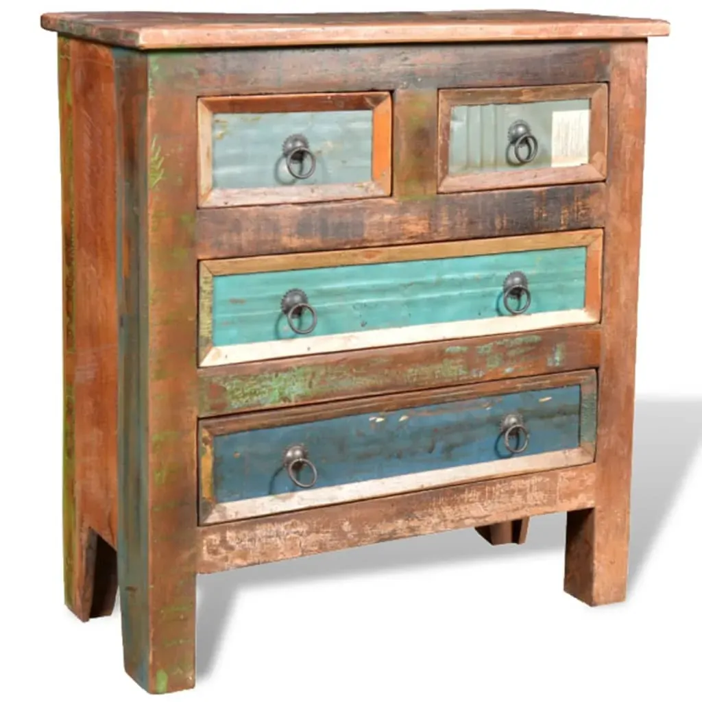 Reclaimed Cabinet Solid Wood with 4 Drawers Price
