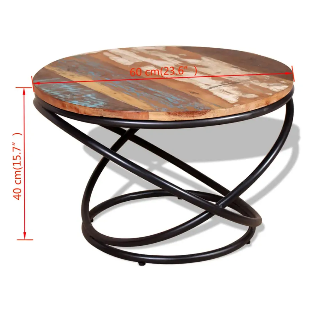 Coffee Table Solid Reclaimed Wood 60x60x40 cm Price