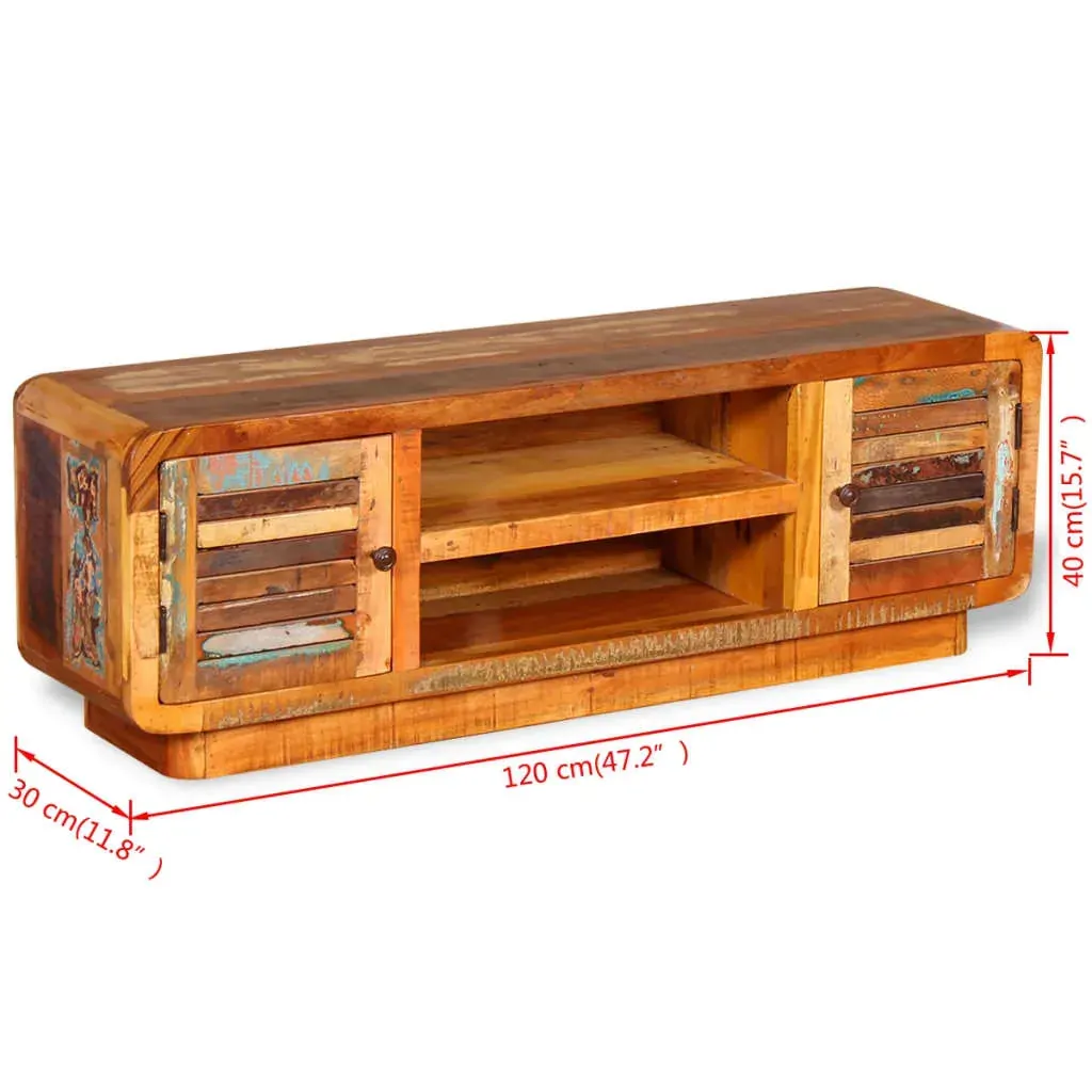TV Cabinet Solid Reclaimed Wood 120x30x40 cm Price