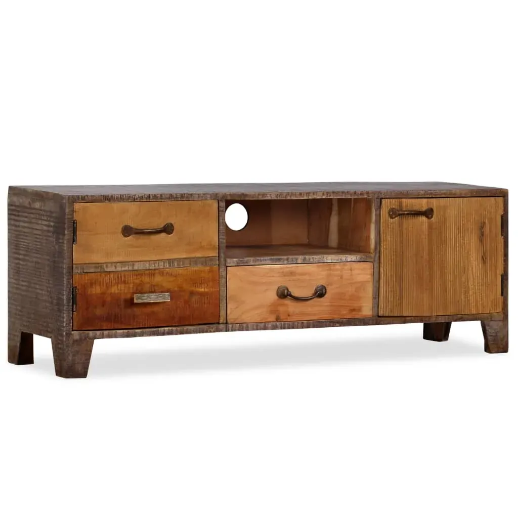 TV Cabinet Solid Wood Vintage 118x30x40 cm Price
