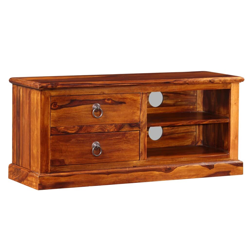 TV Cabinet Solid Acacia Wood 90x30x40 cm Price