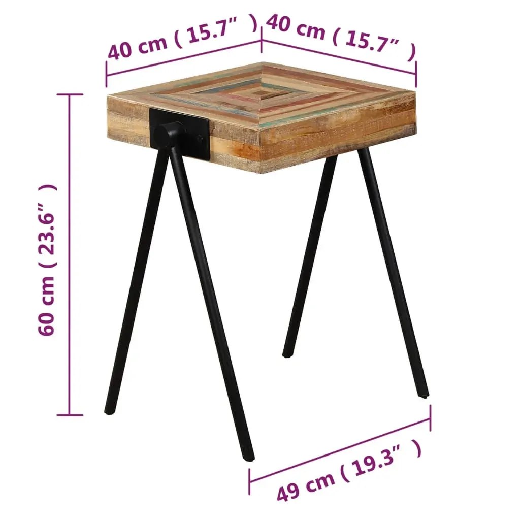 Side Table Solid Reclaimed Teak Price