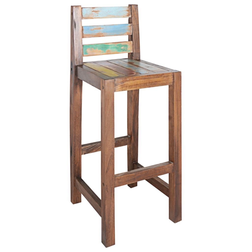 Bar Stools 2 pcs Solid Reclaimed Wood Price