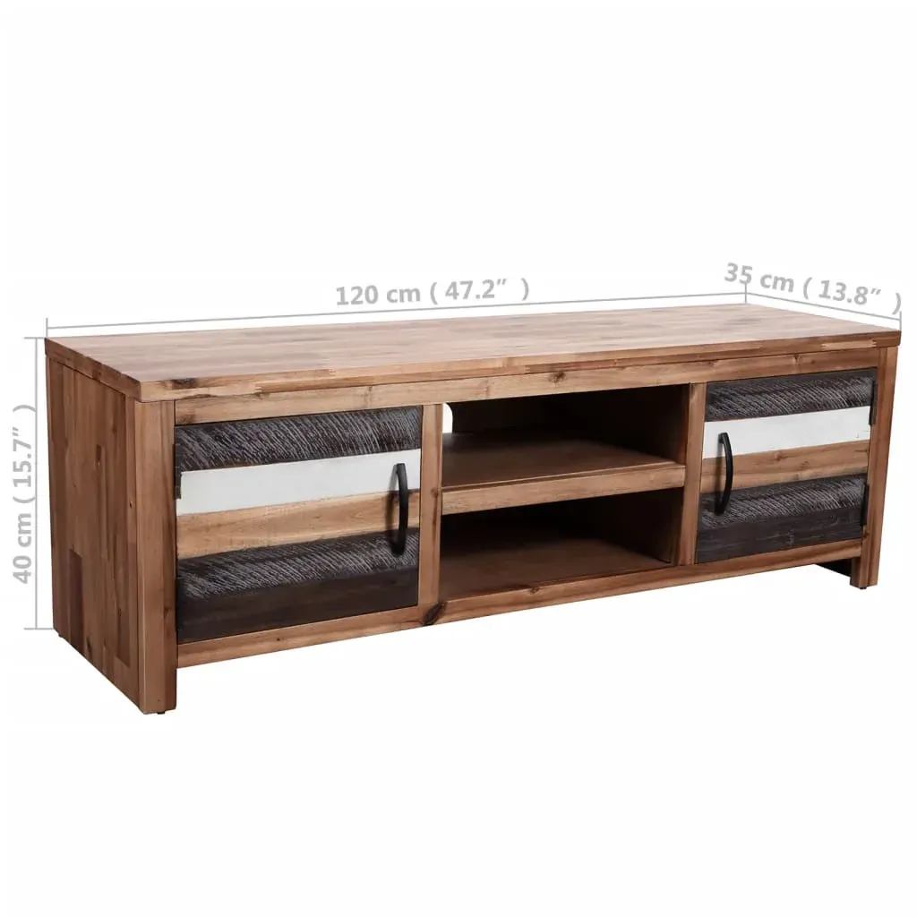 TV Cabinet Solid Acacia Wood 120x35x40 cm Price