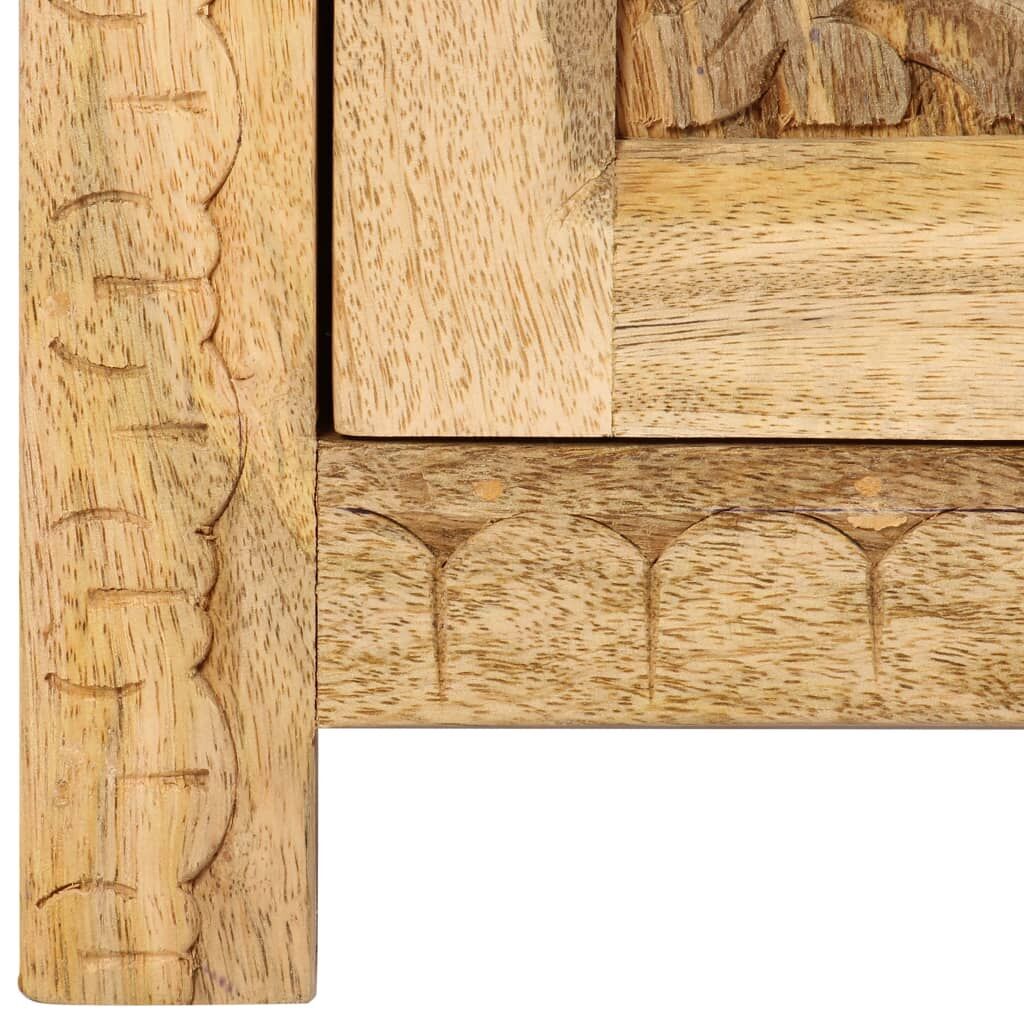 Bedside Table Solid Mango Wood 40x30x50 cm Price