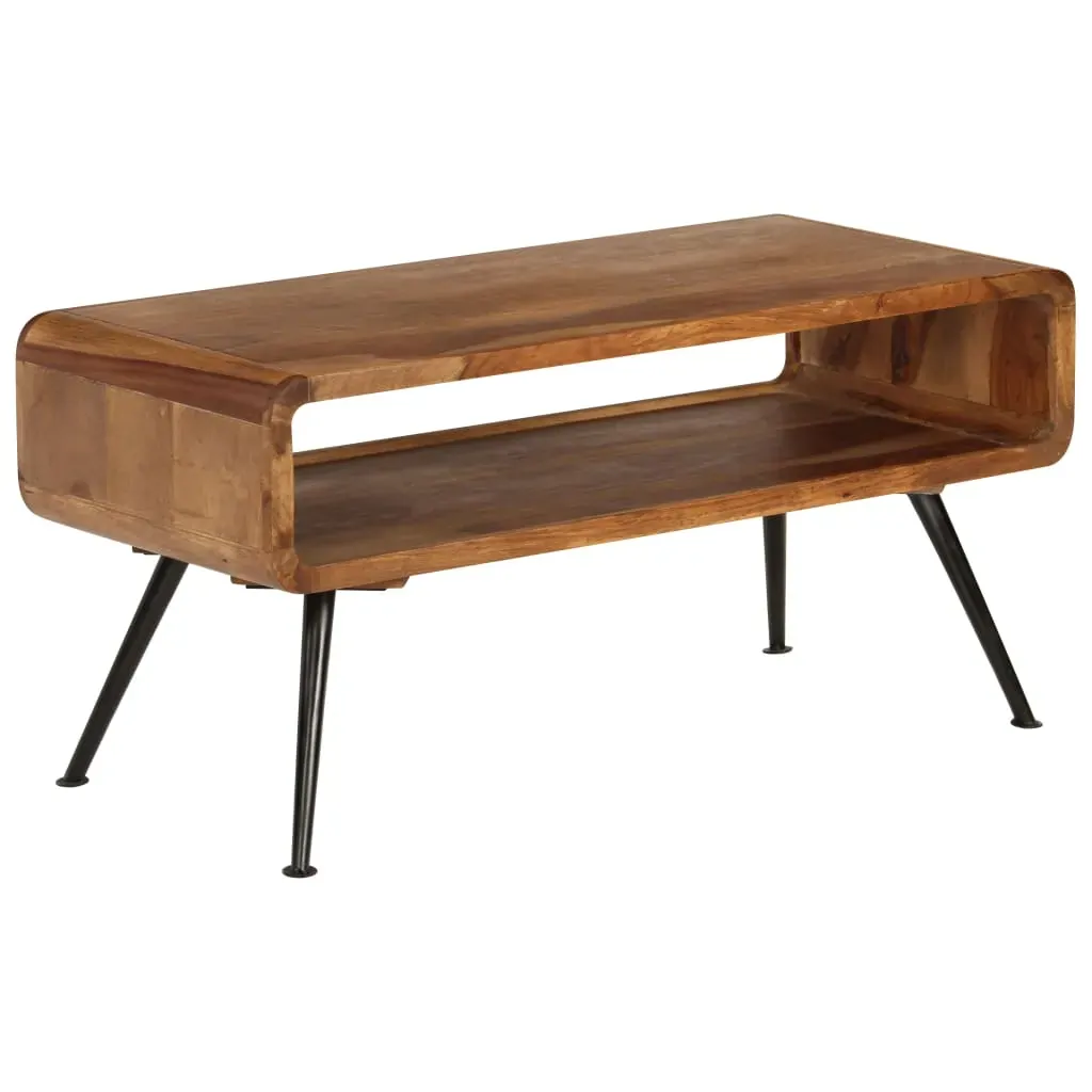 Coffee Table Solid Acacia Wood 95x40x45 cm Price