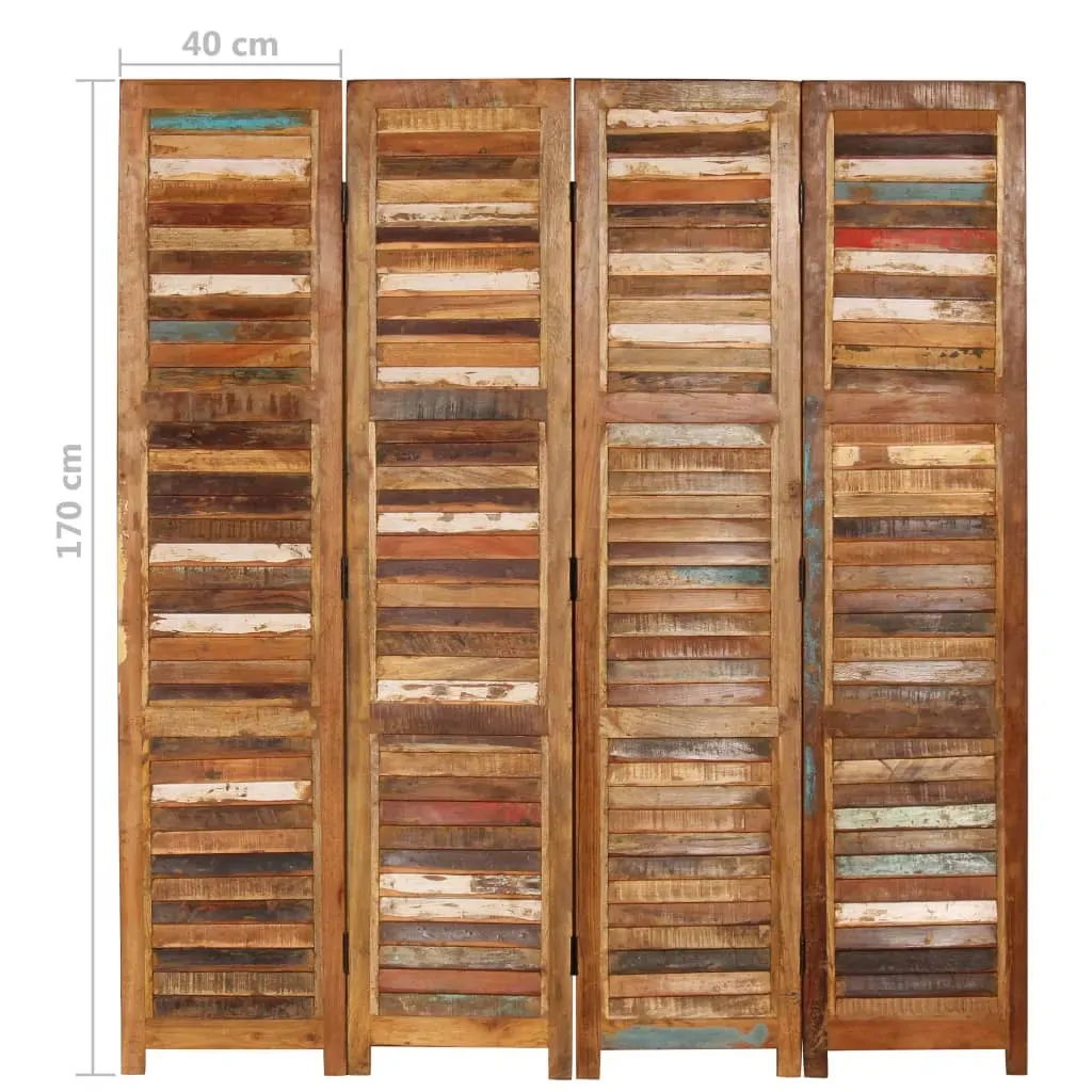 Room Divider Solid Reclaimed Wood 170 cm Price