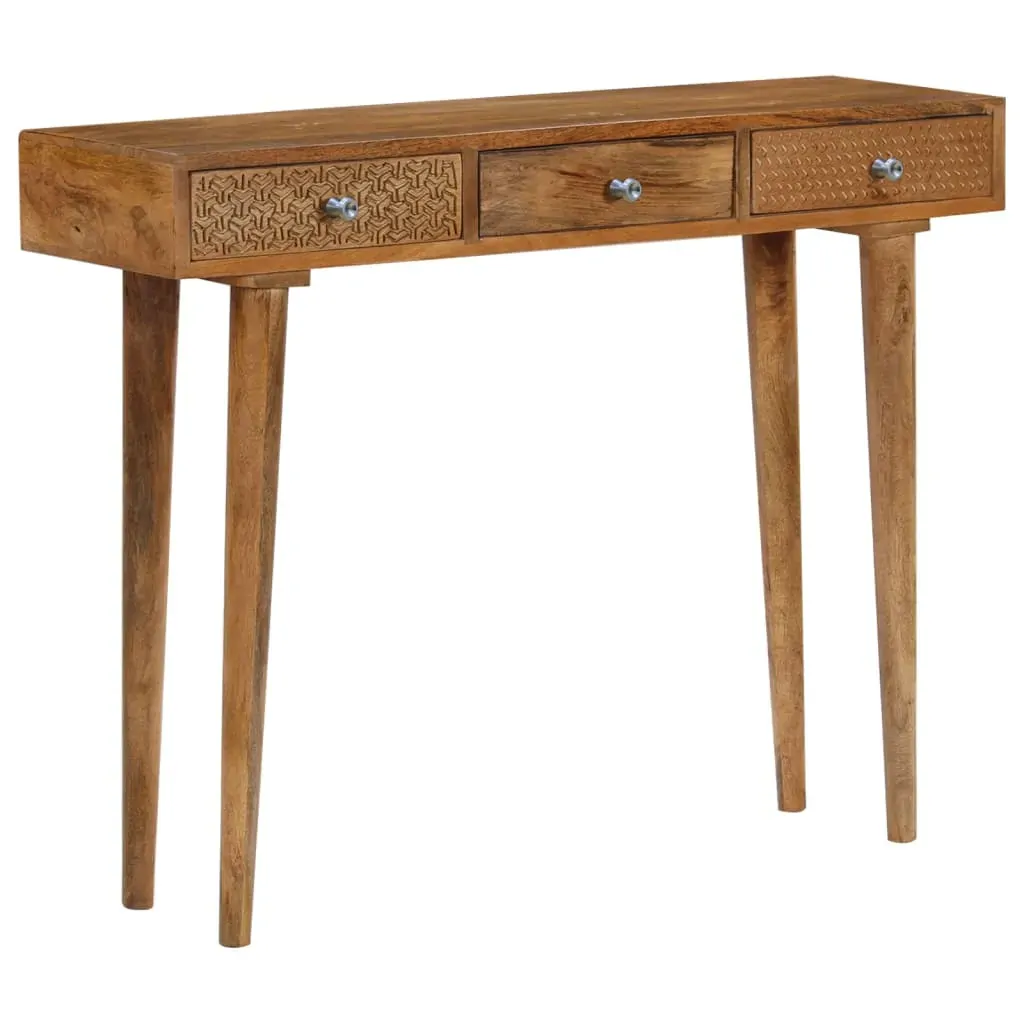 Console Table Solid Mango Wood 102x30x79 cm Price
