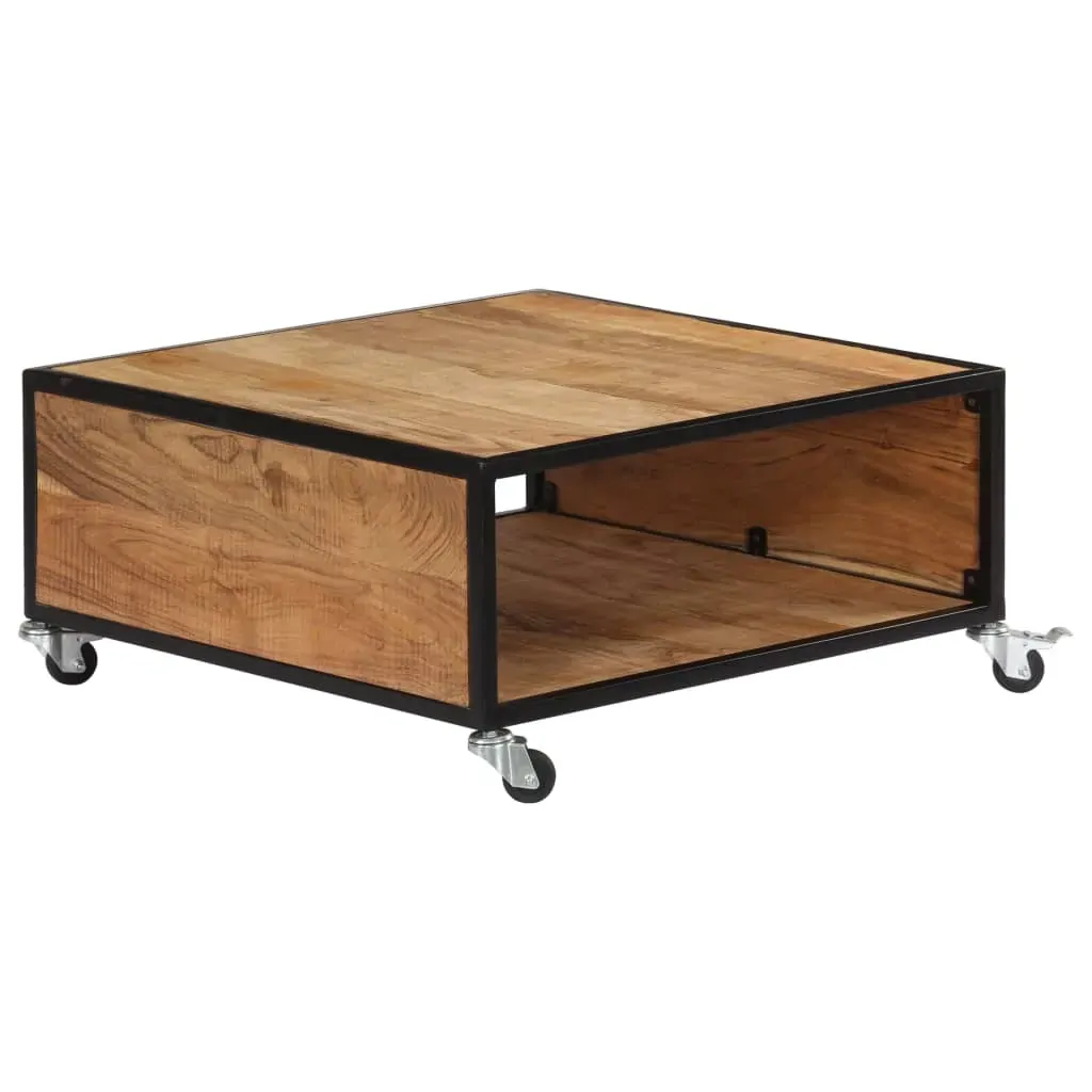Coffee Table 70x70x32 cm Solid Acacia Wood Price